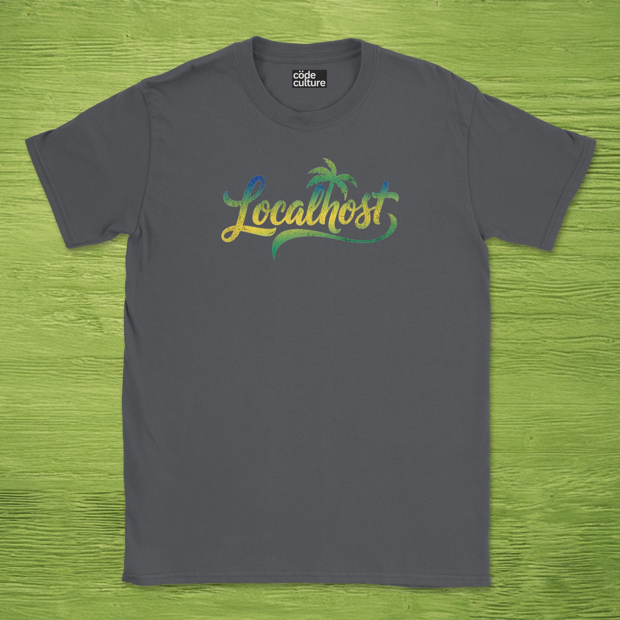 localhost tropical text shirt