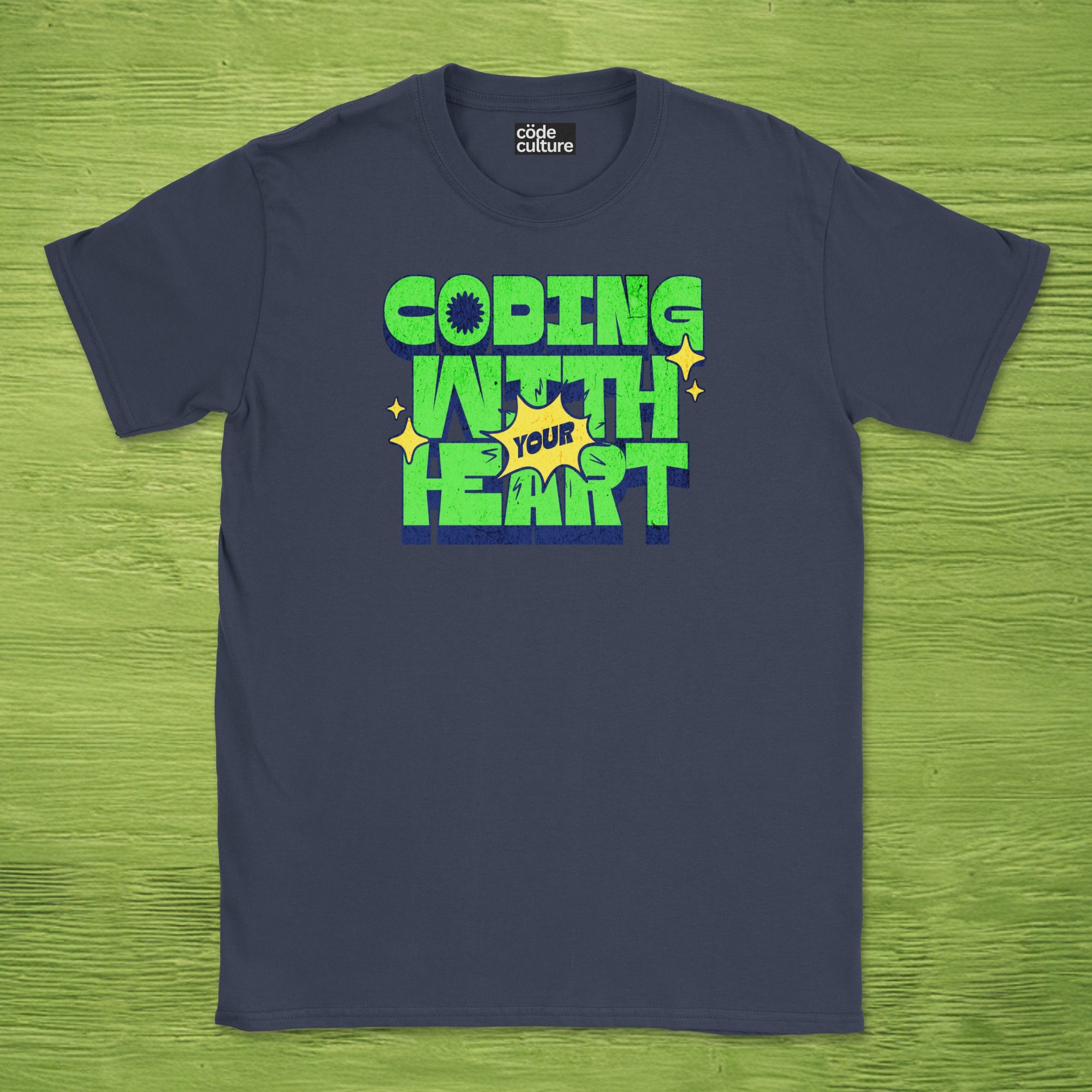coding with your heart shirt