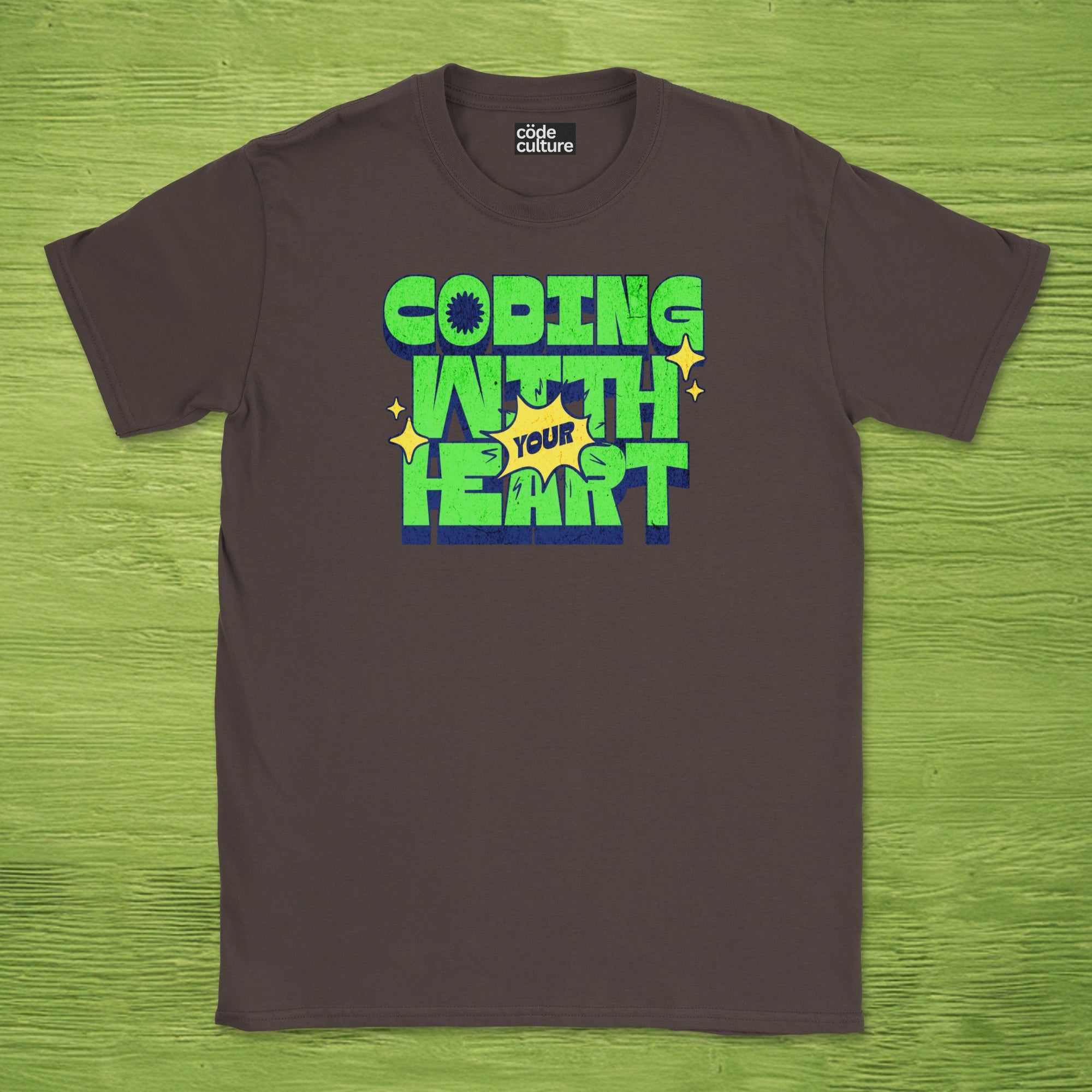 coding with your heart shirt