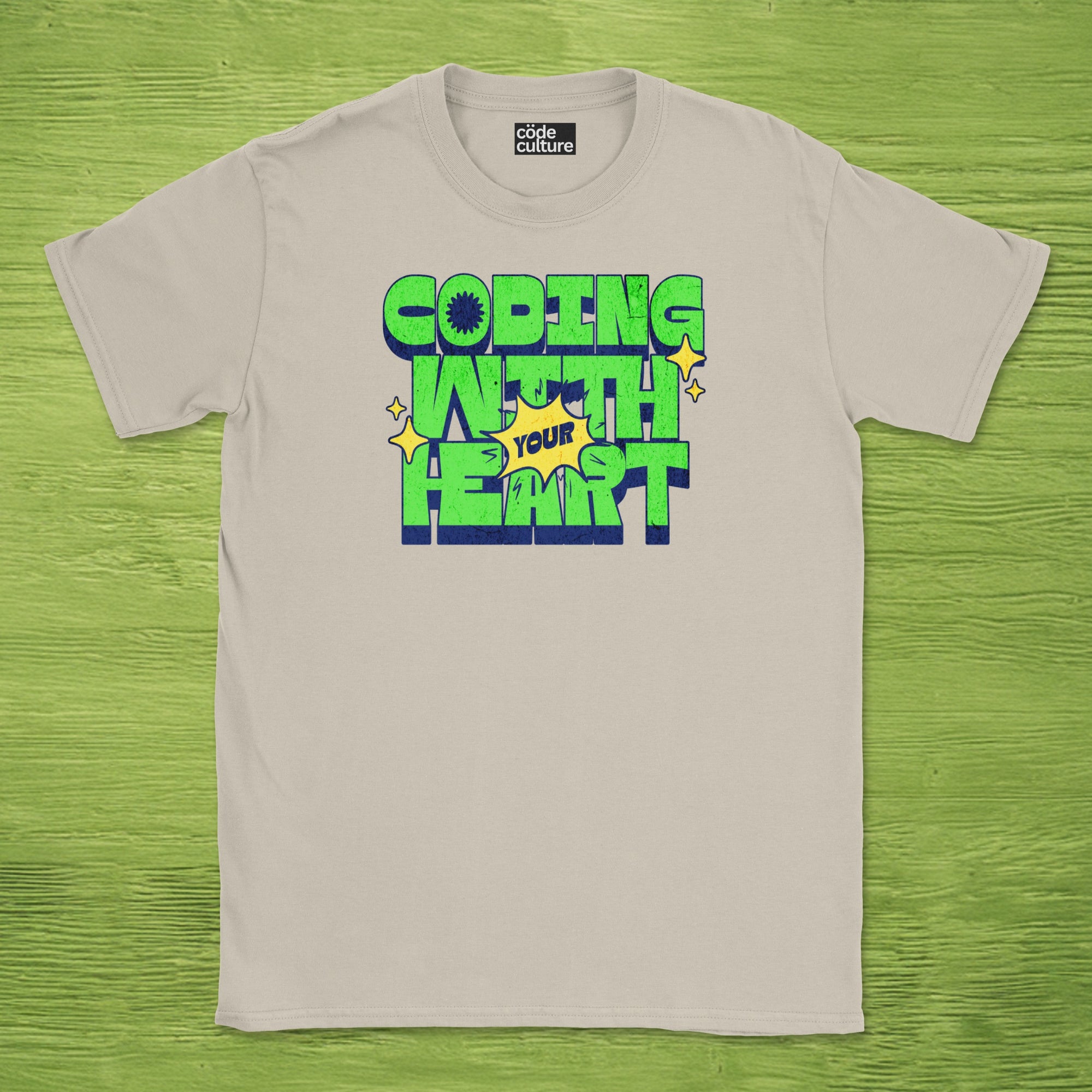 coding with your heart shirt