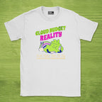 Code Culture cloud budget reality shirt funny programmer T-Shirt in White — Code Culture developer clothing