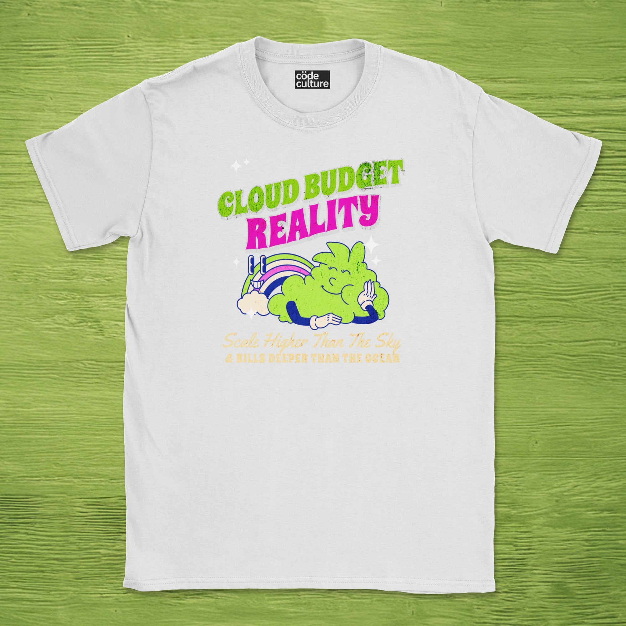 cloud budget reality shirt
