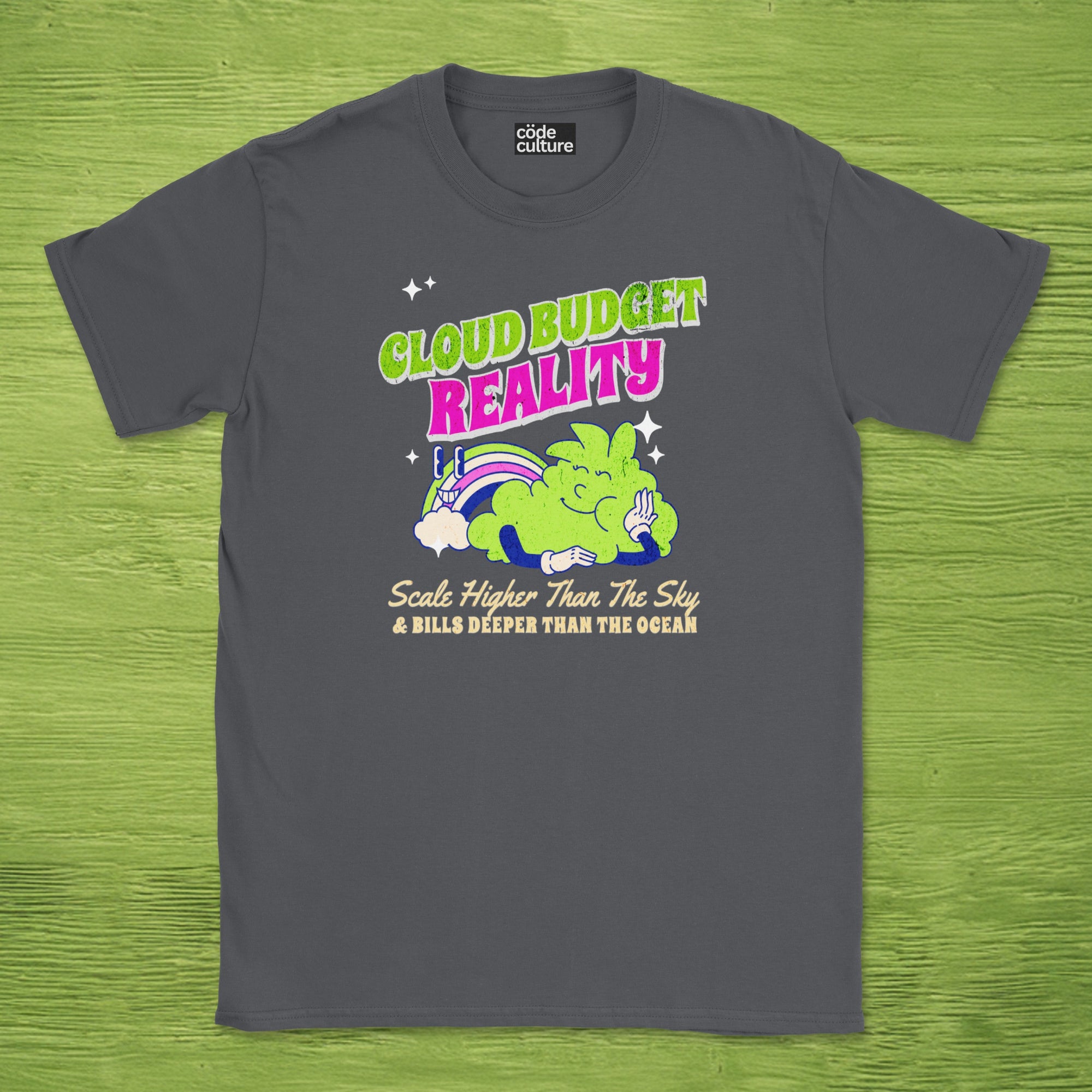 cloud budget reality shirt