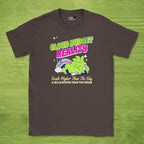 Code Culture cloud budget reality shirt funny programmer T-Shirt in Dark Chocolate — Code Culture developer clothing
