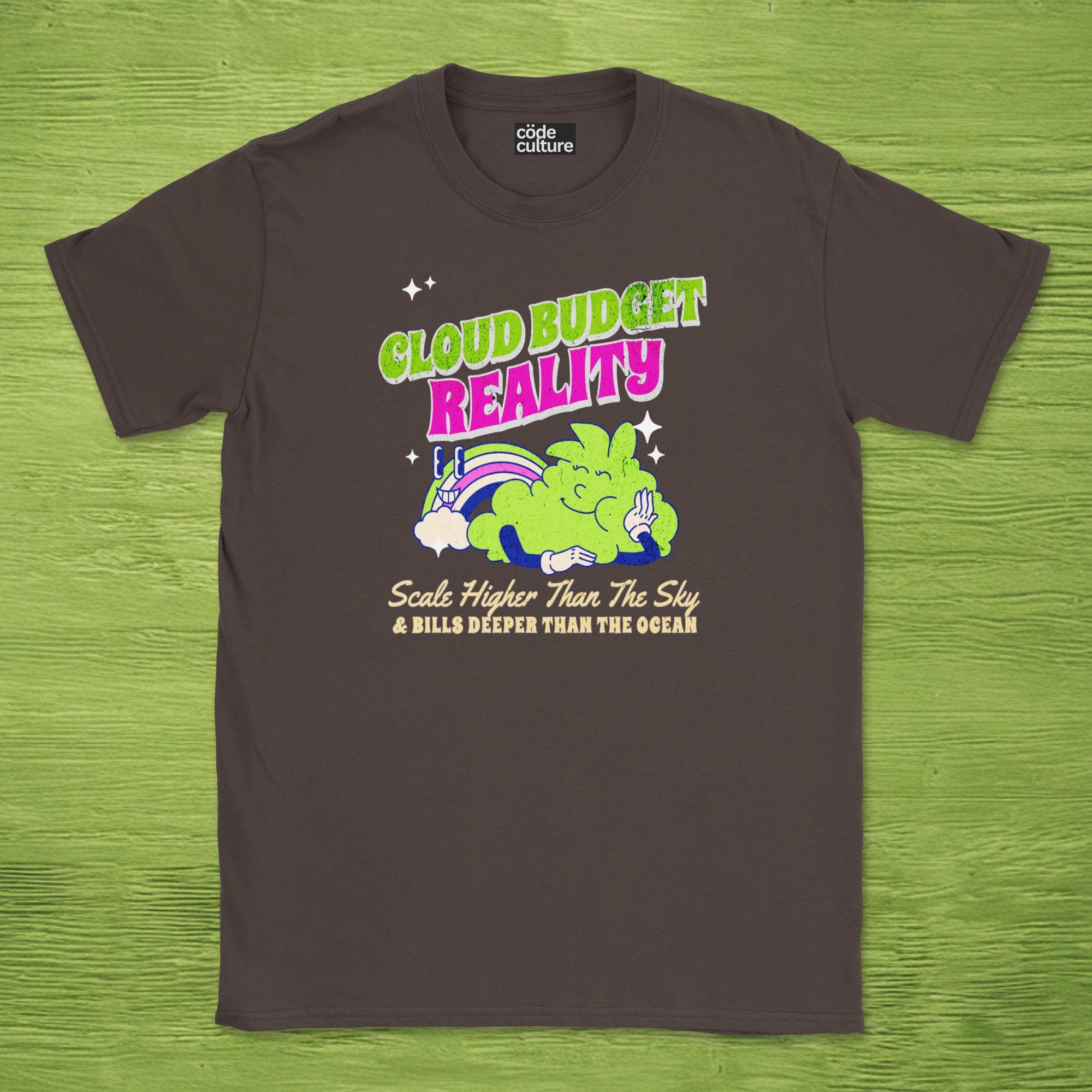 cloud budget reality shirt