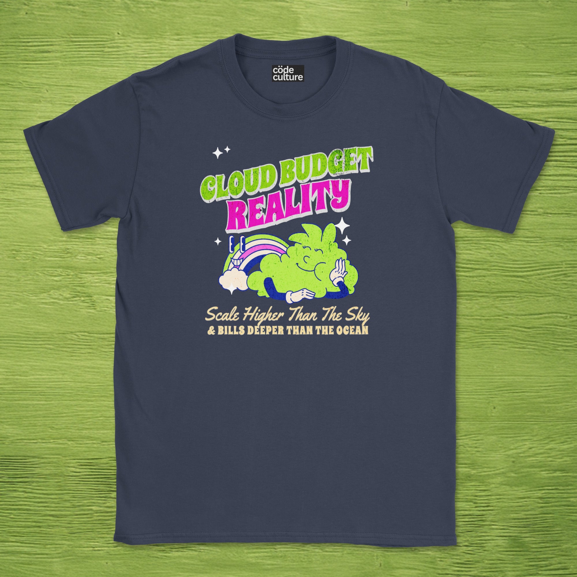 cloud budget reality shirt