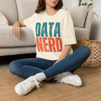 Data Nerd Vintage Typography Shirt