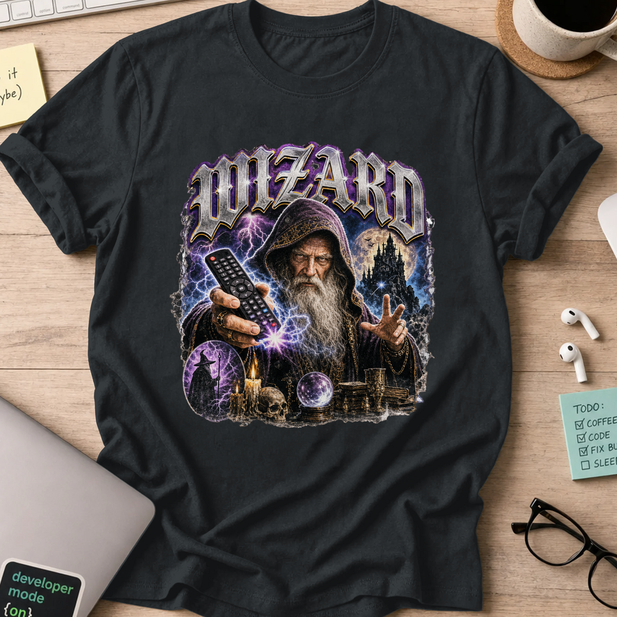 Nerd Collection Artwork 020 Shirt - Black mockup