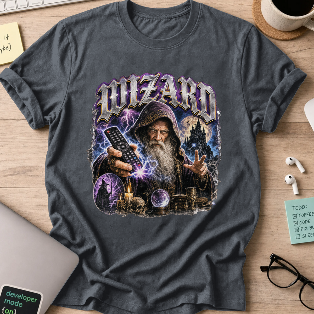 Nerd Collection Artwork 020 Shirt - Dark Heather mockup