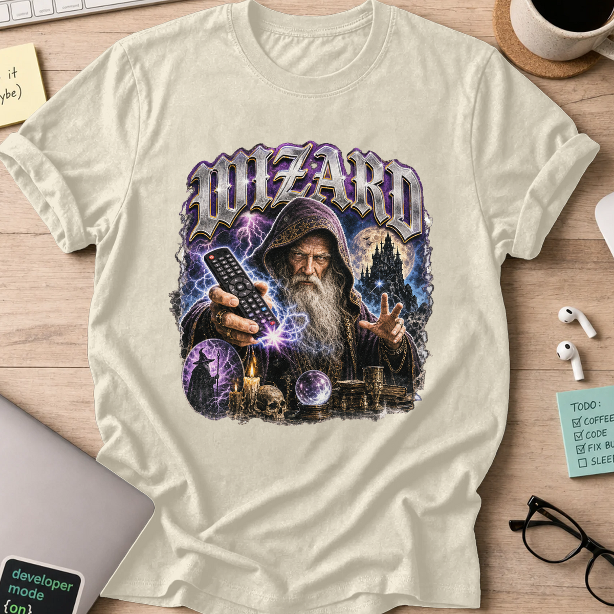 Nerd Collection Artwork 020 Shirt - Natural mockup