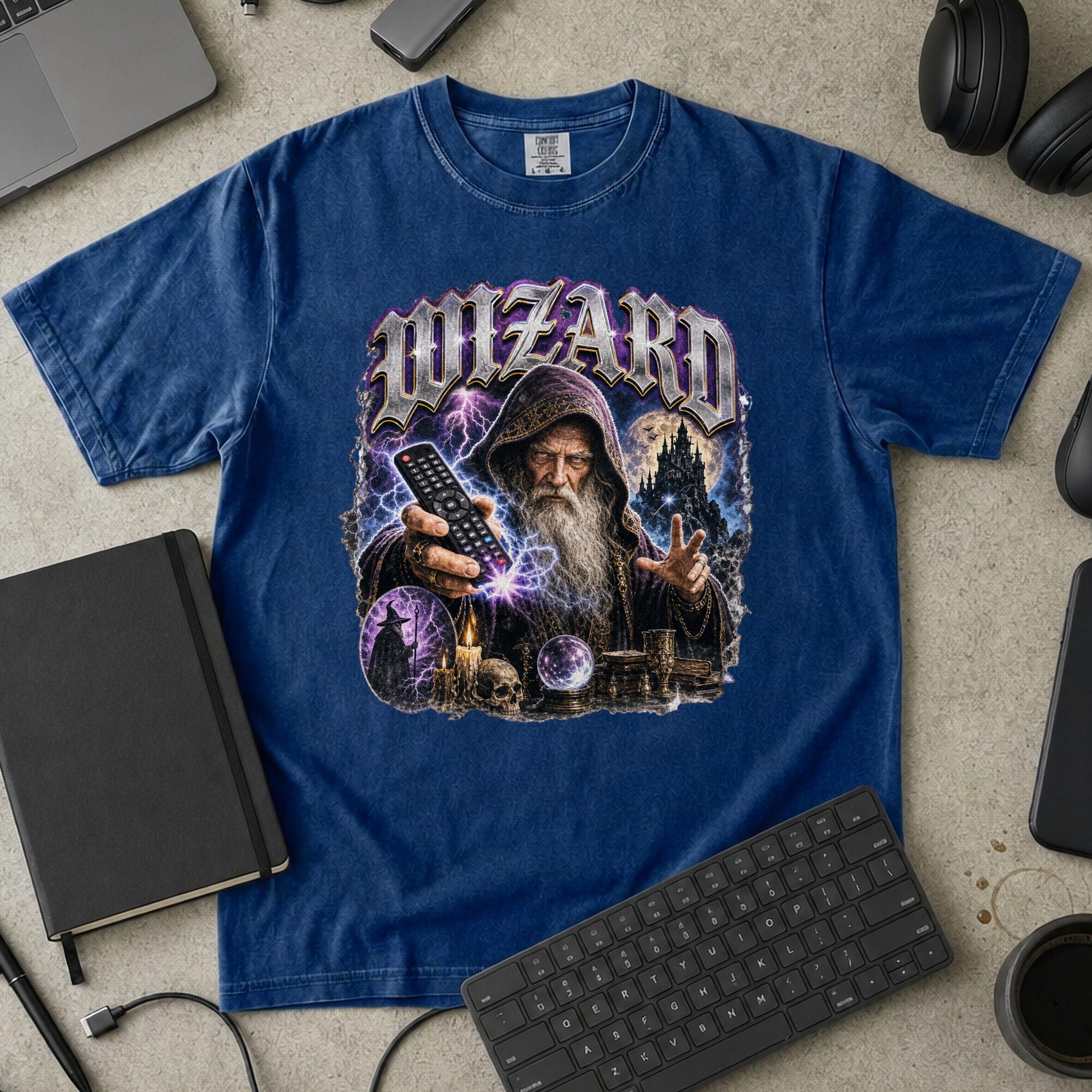 Nerd Collection Artwork 020 Premium Shirt - True Navy mockup