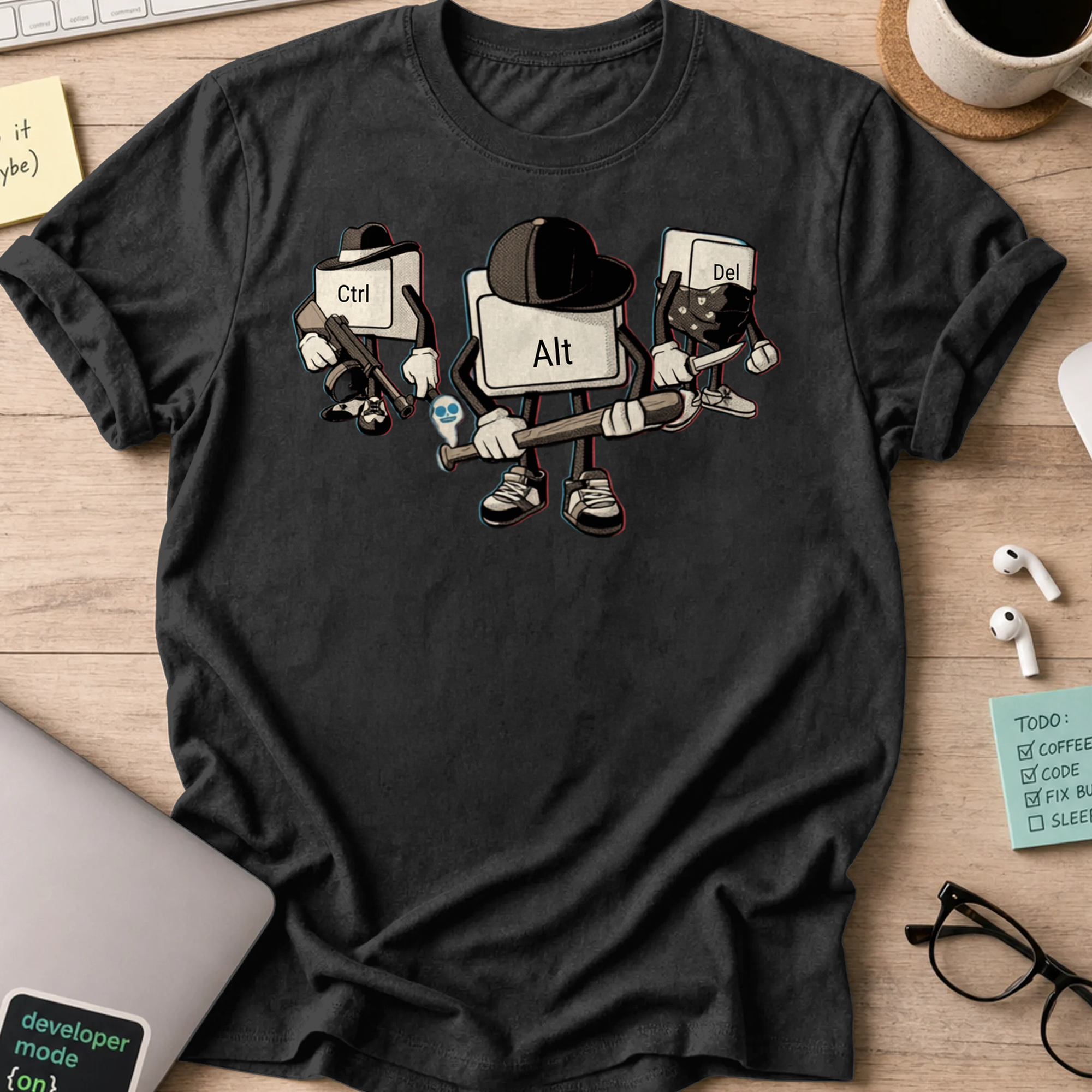 Alt Bot Shirt - Black