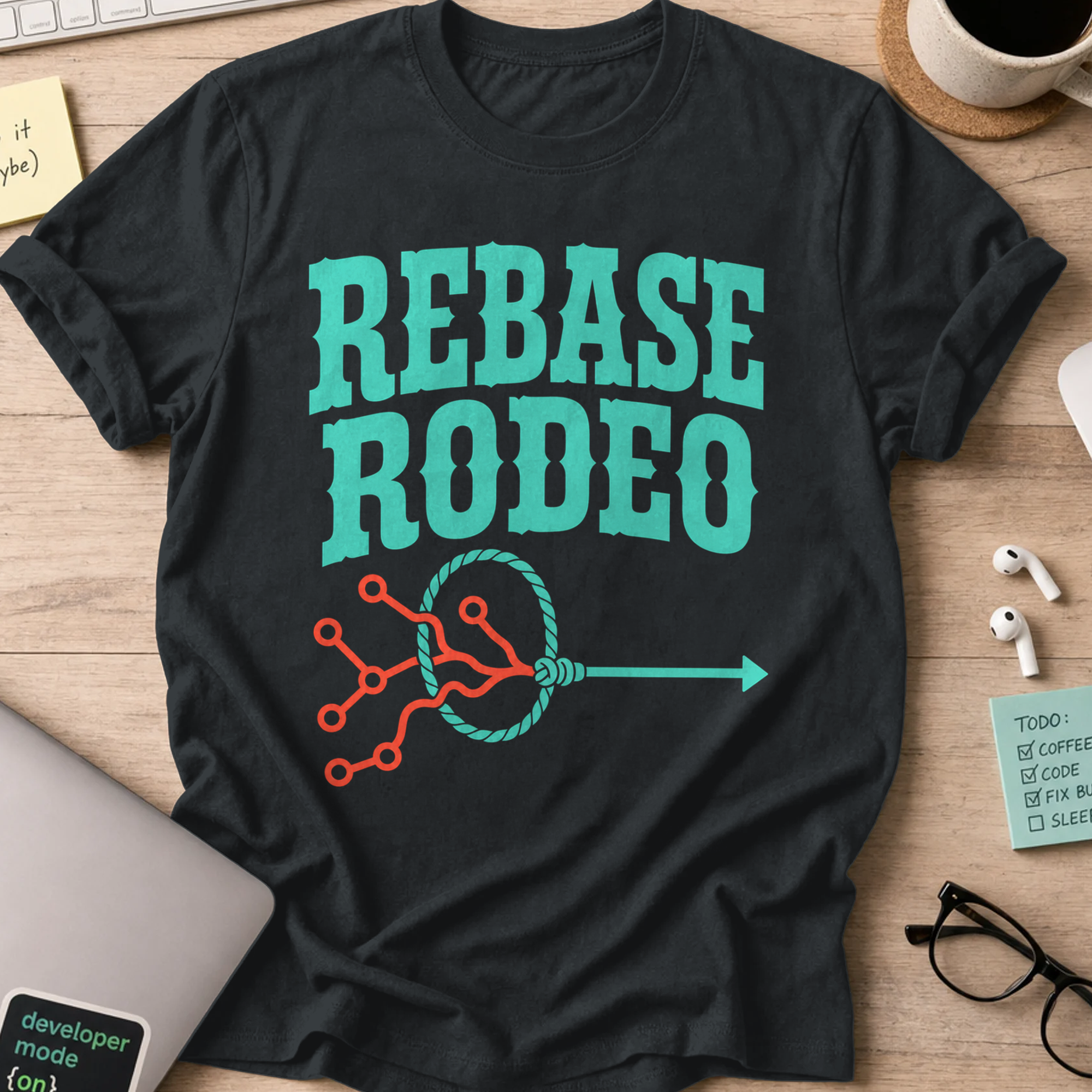 Rebase Rodeo Shirt — Black
