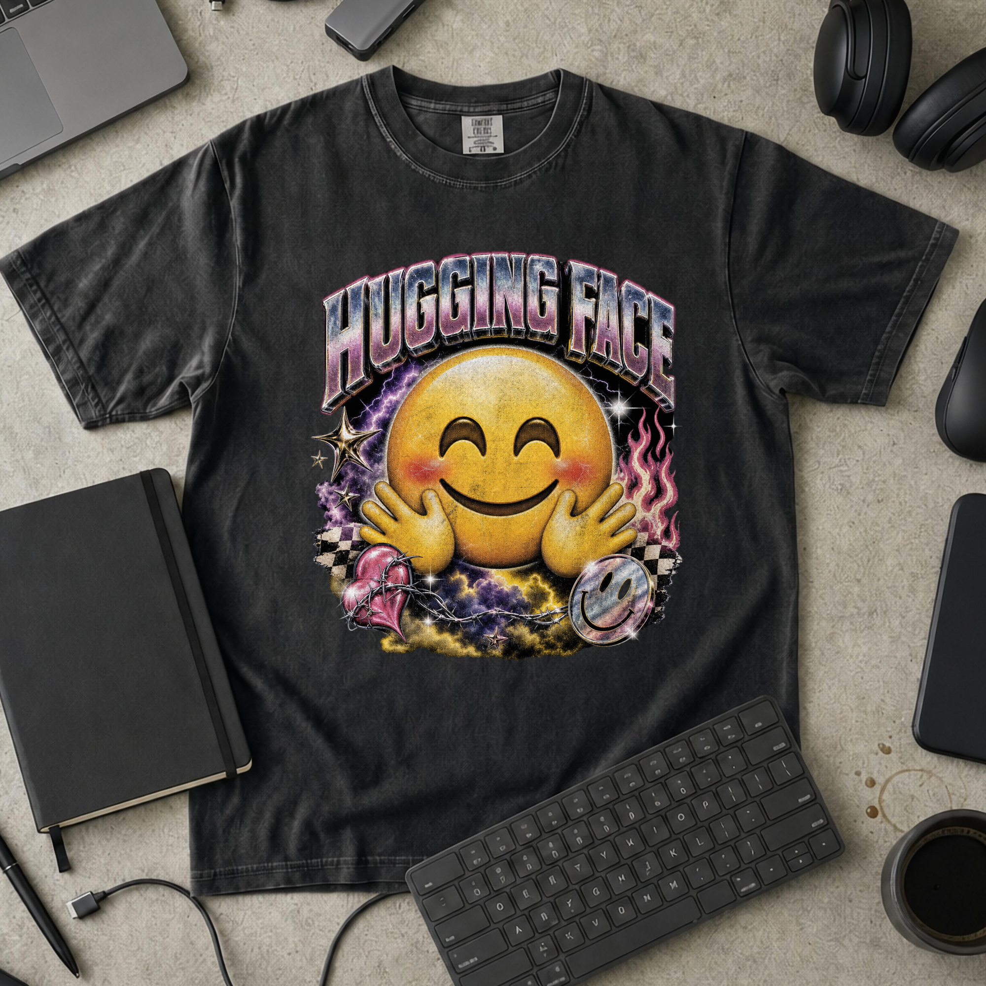 Nerd Collection Artwork 021 Premium Shirt - Black mockup
