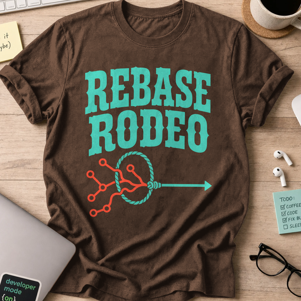Rebase Rodeo Shirt — Dark Chocolate