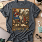 Ship It My Liege Shirt — Dark Heather