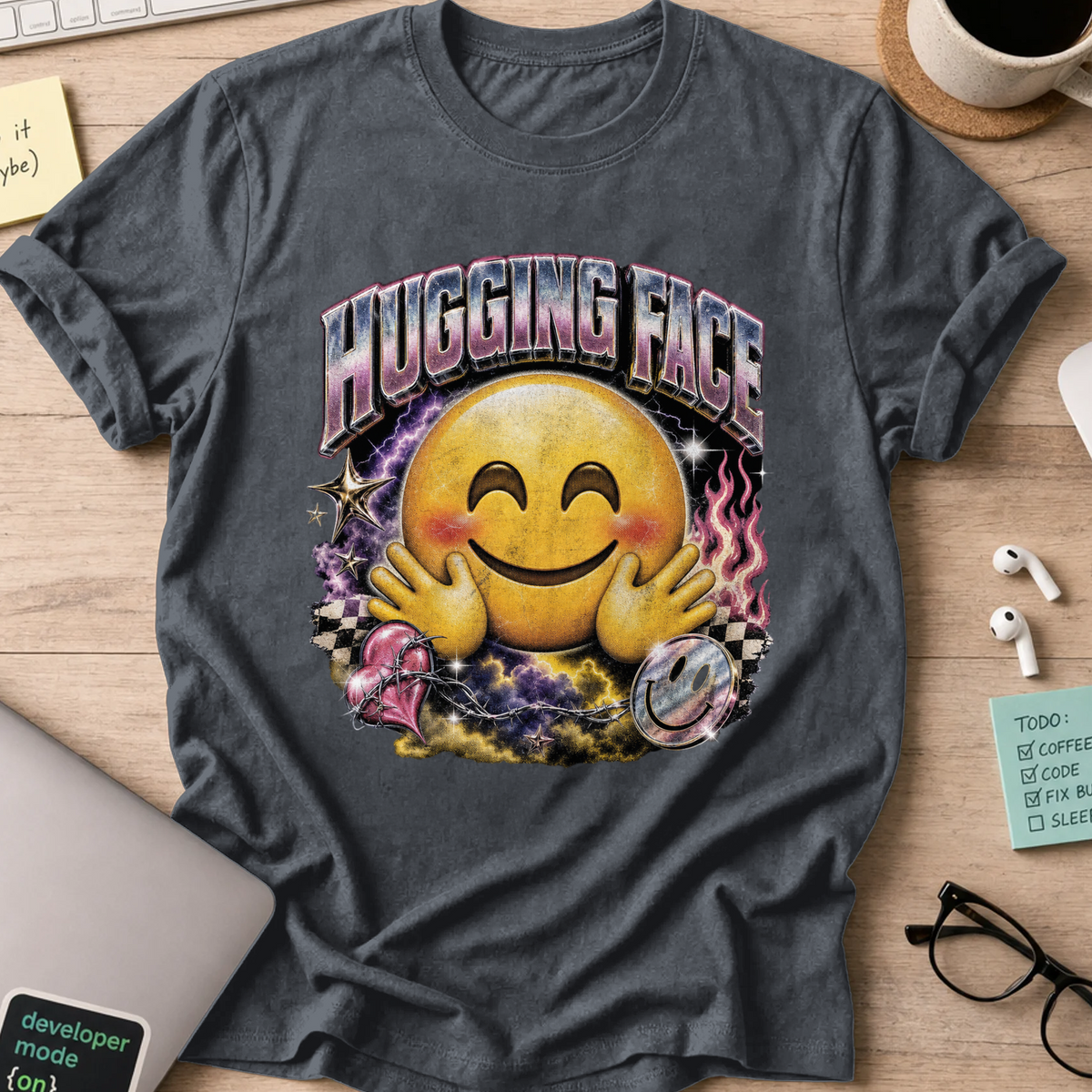 Nerd Collection Artwork 021 Shirt - Dark Heather mockup