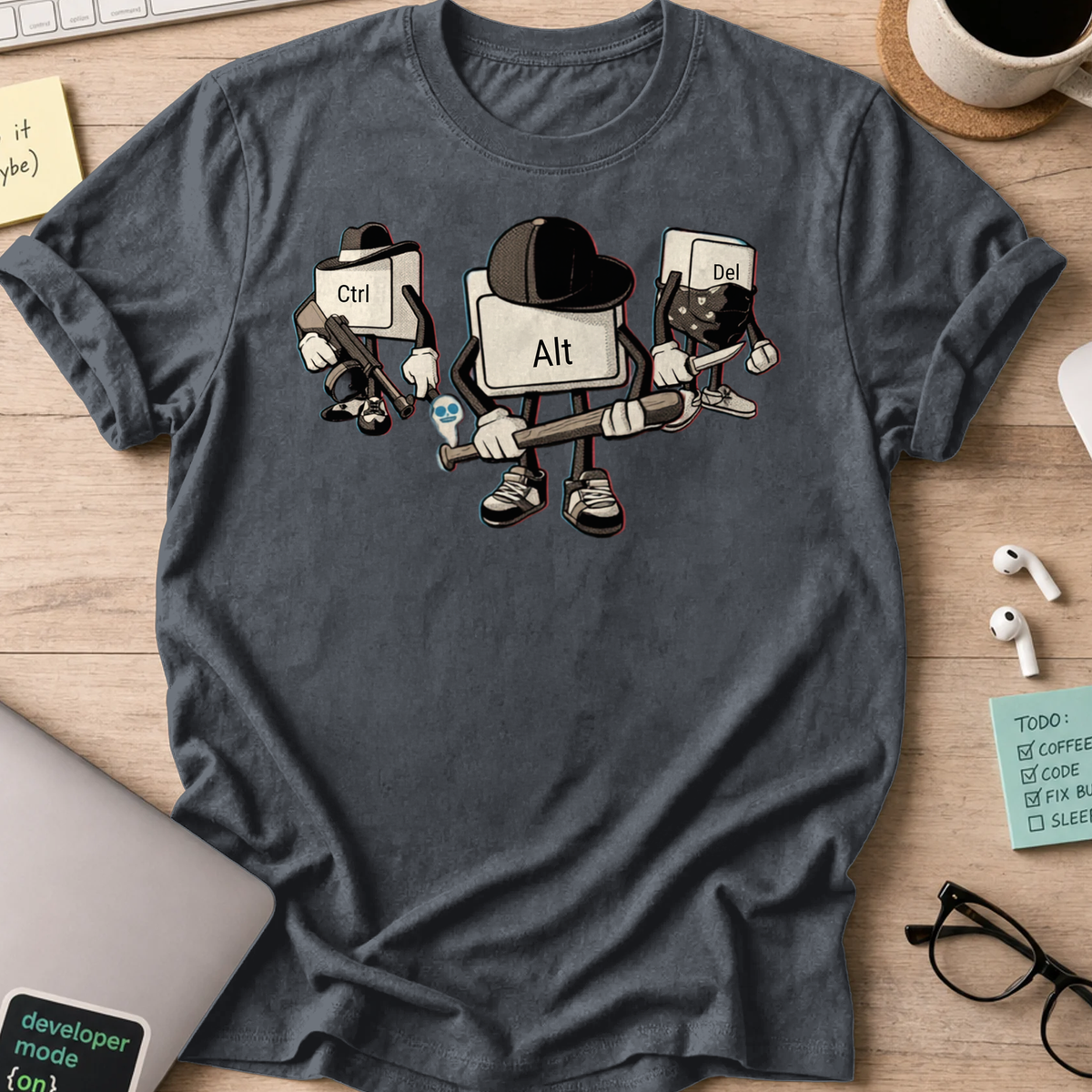 Alt Bot Shirt - Dark Heather