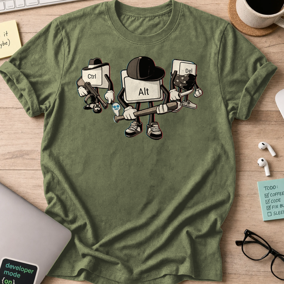Alt Bot Shirt - Military Green