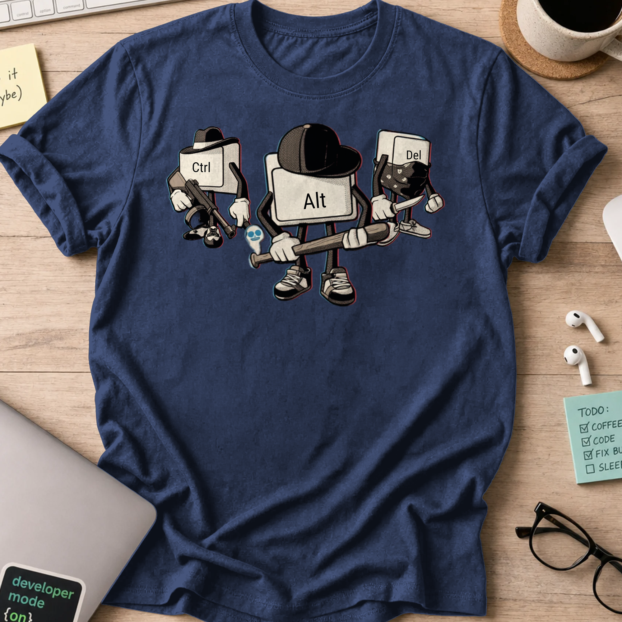 Alt Bot Shirt - Navy