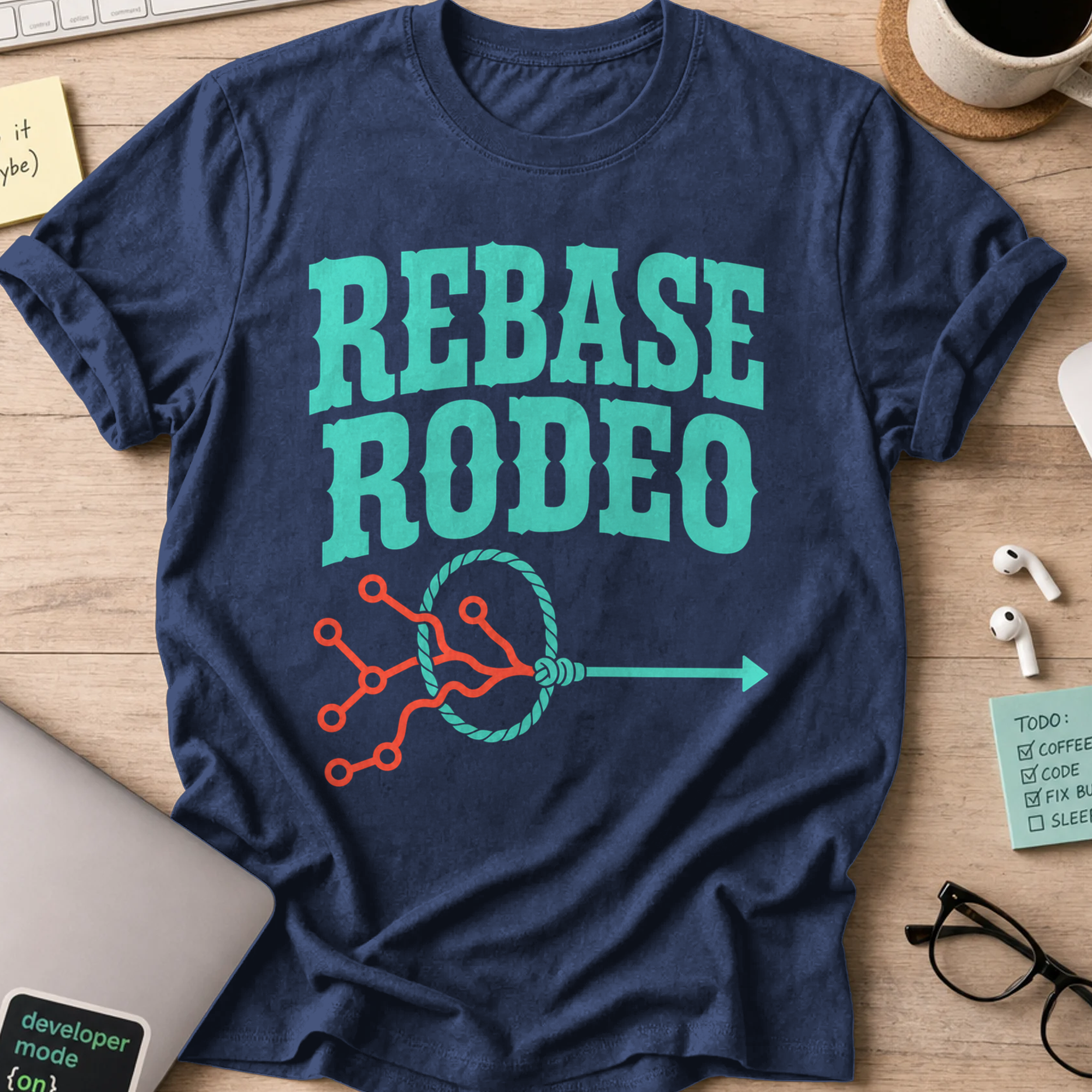 Rebase Rodeo Shirt — Navy