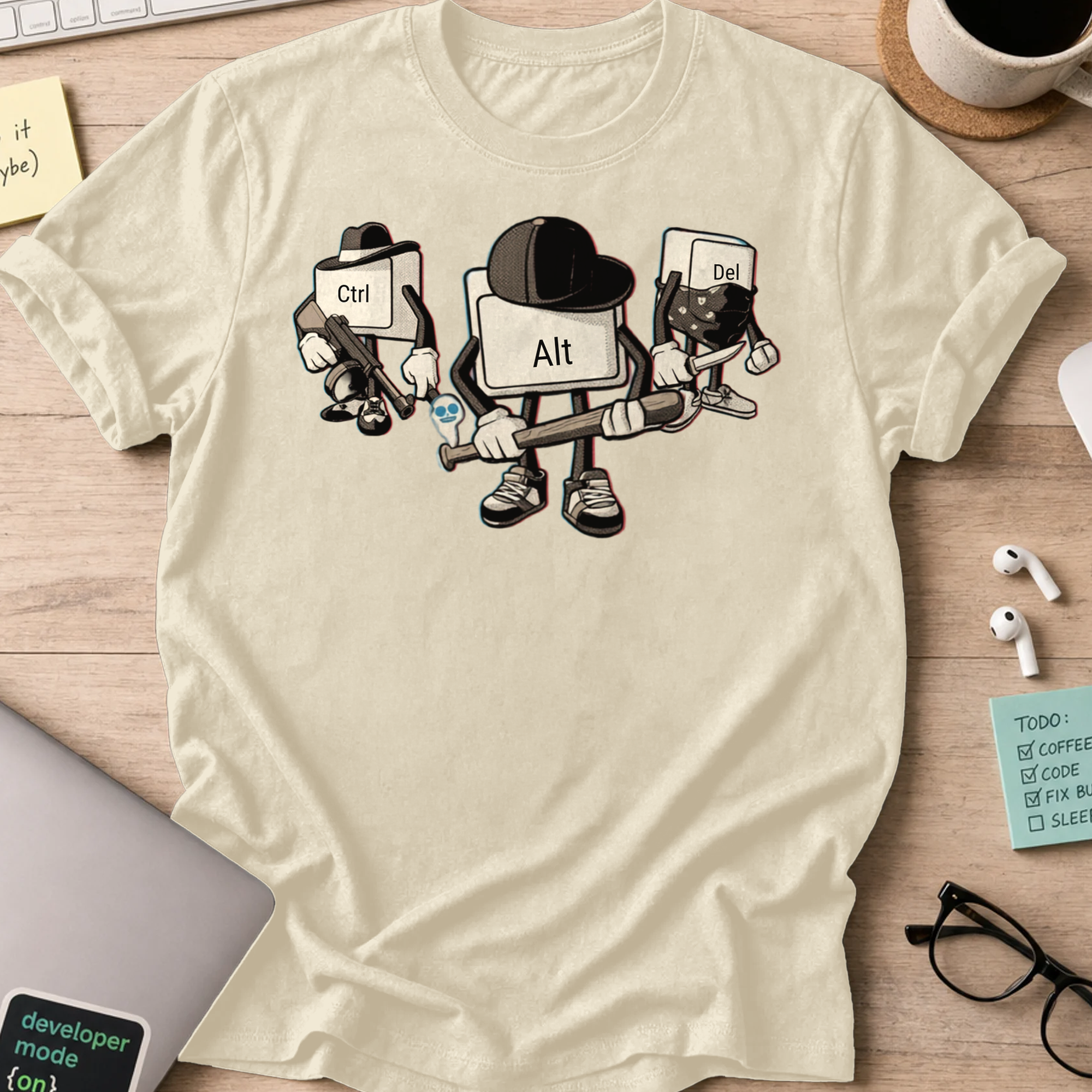 Alt Bot Shirt - Natural