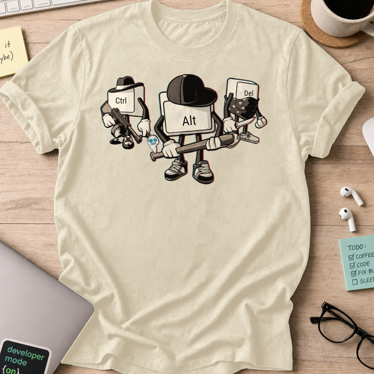 Alt Bot Shirt - Natural