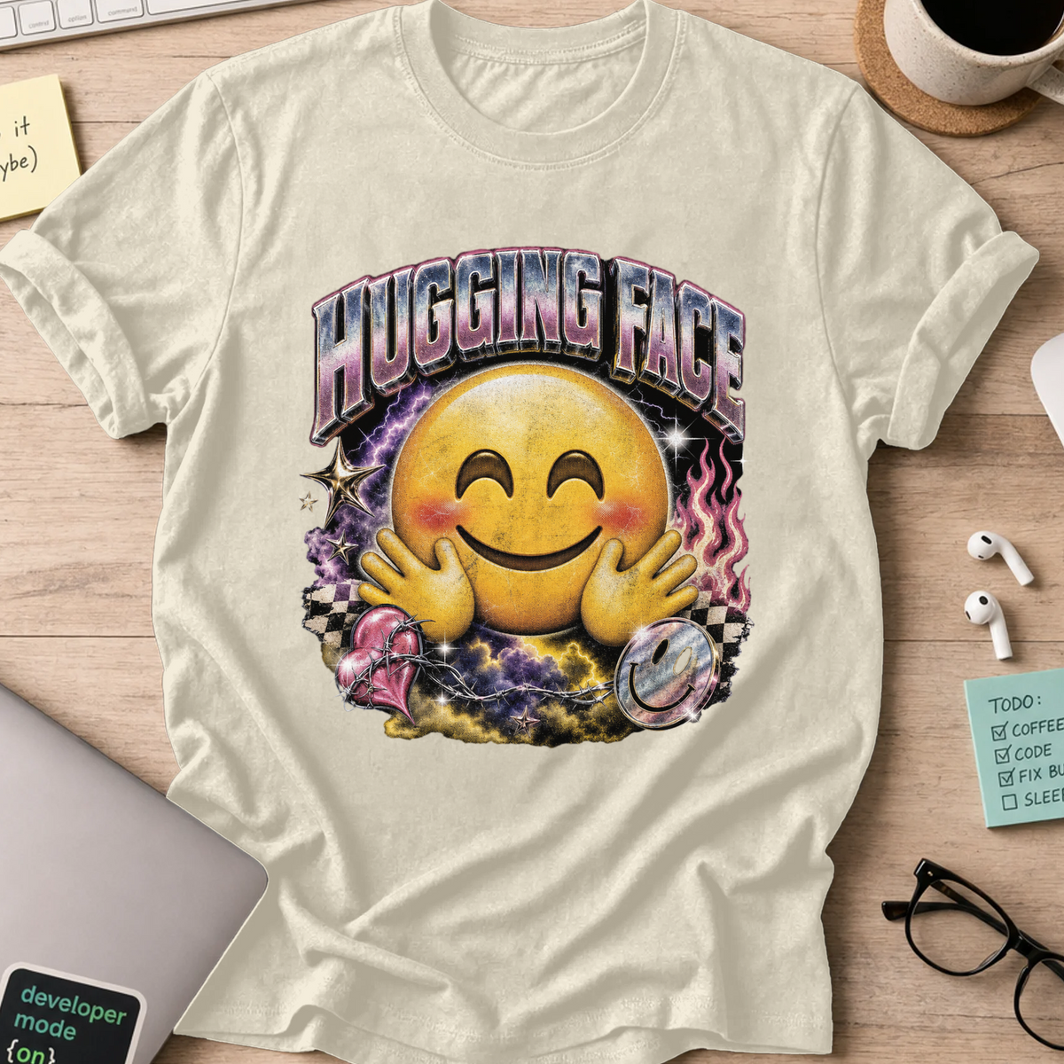 Nerd Collection Artwork 021 Shirt - Natural mockup