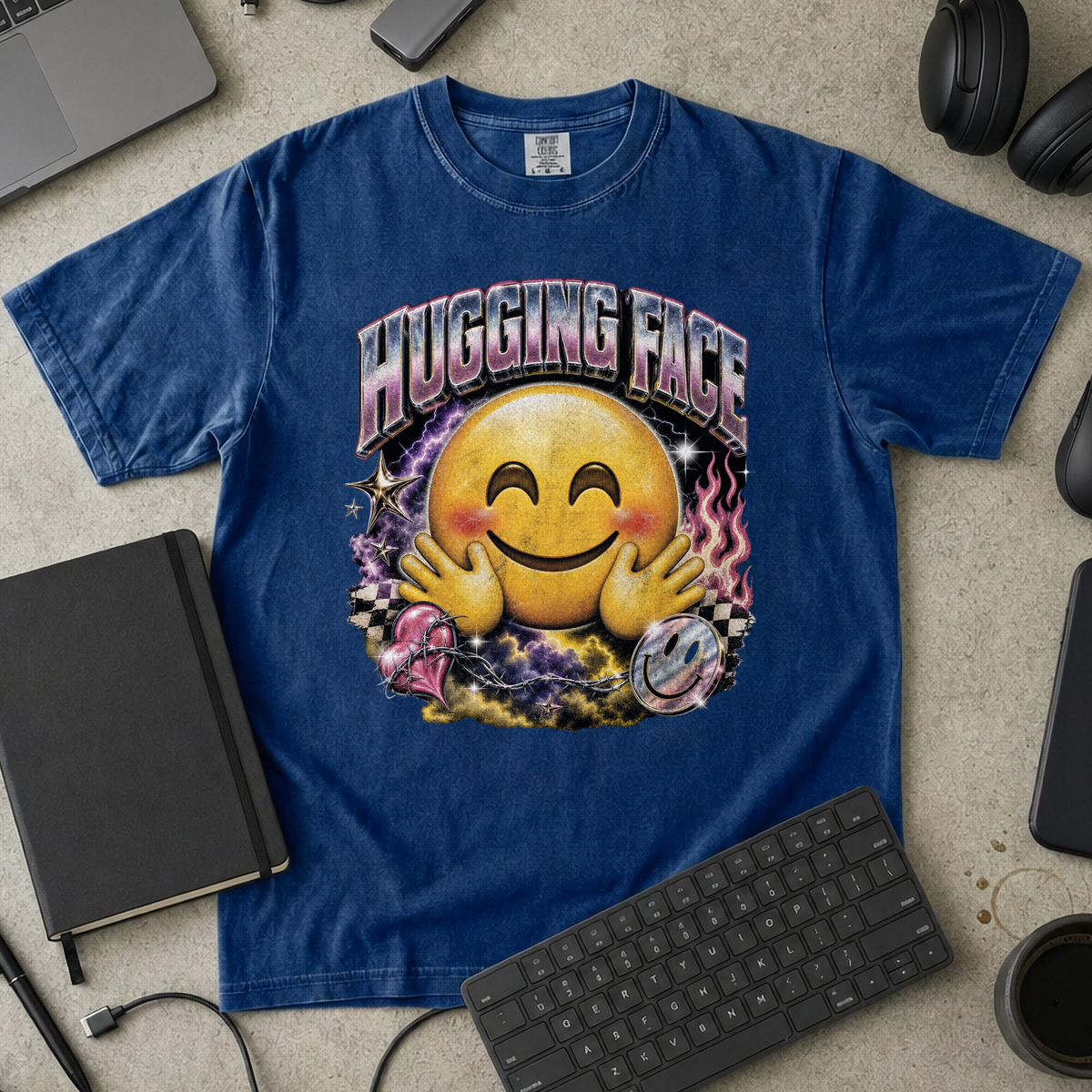 Nerd Collection Artwork 021 Premium Shirt - True Navy mockup