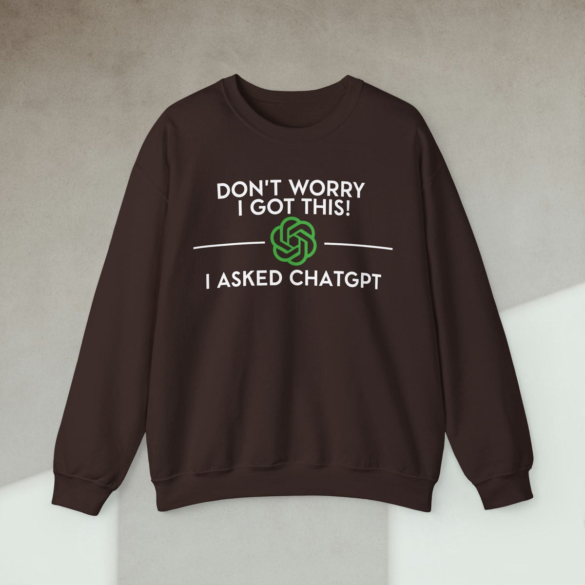 Code Culture i asked chatgpt sweatshirt funny programmer Sweatshirt in S — Code Culture developer clothing