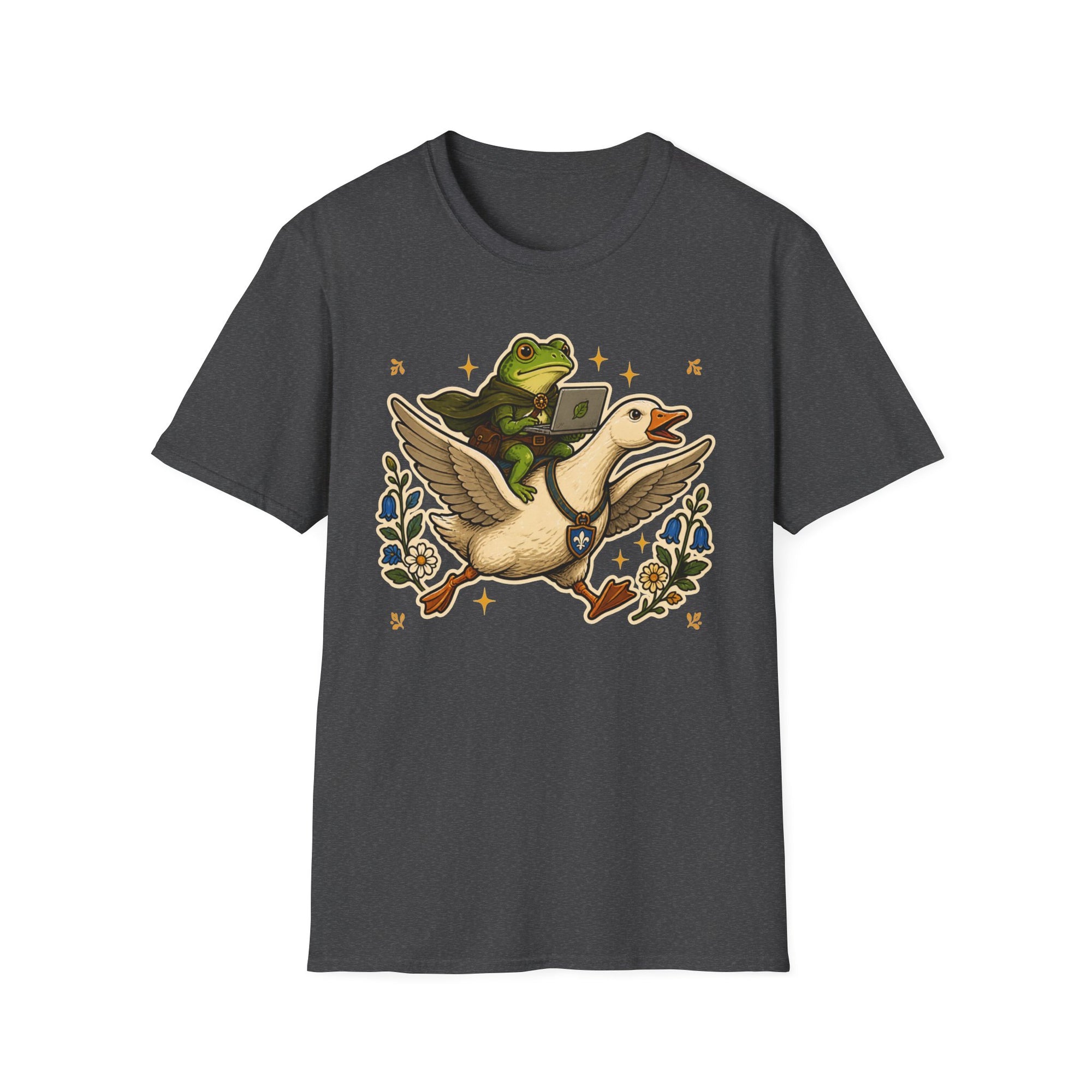 Frog Goose Coder Whimsical Shirt