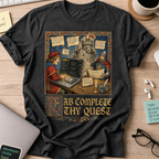 Tab Complete Thy Quest Shirt — Black