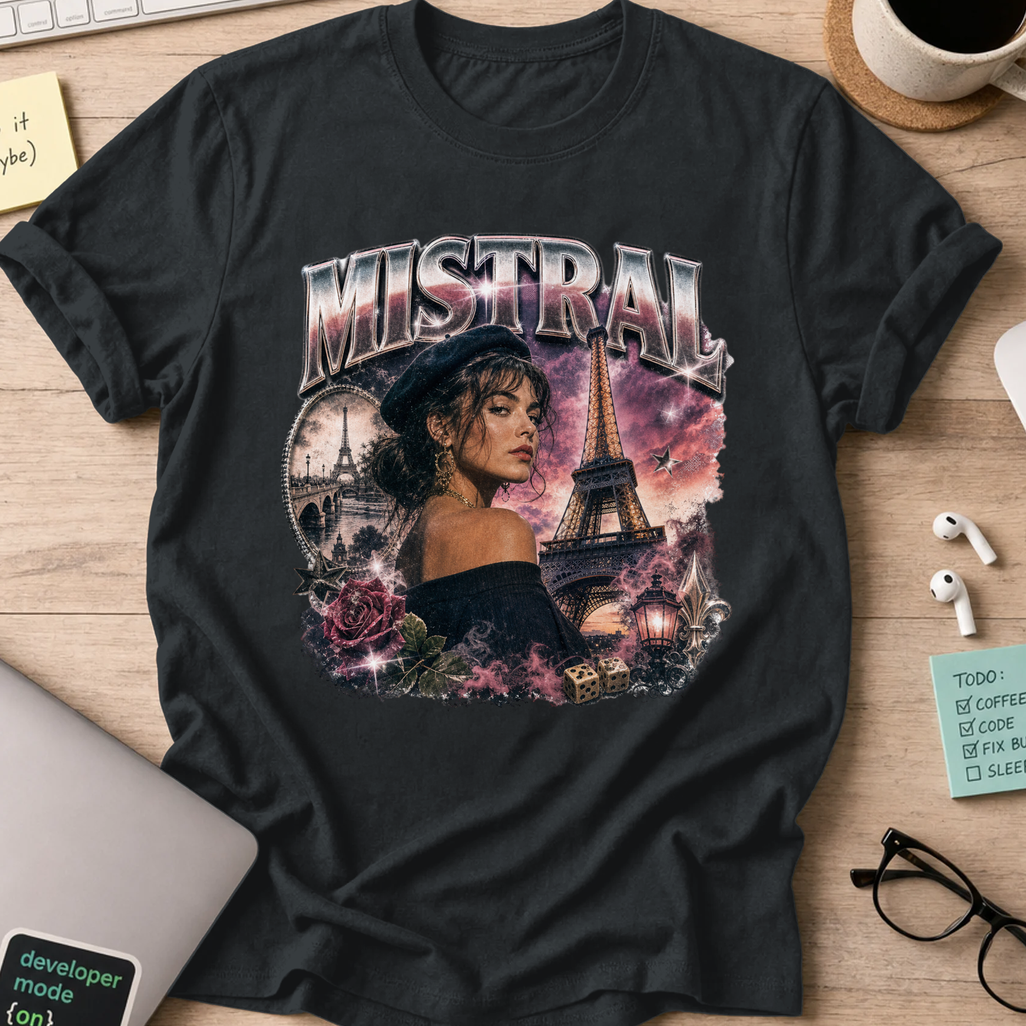 Nerd Collection Artwork 022 Shirt - Black mockup