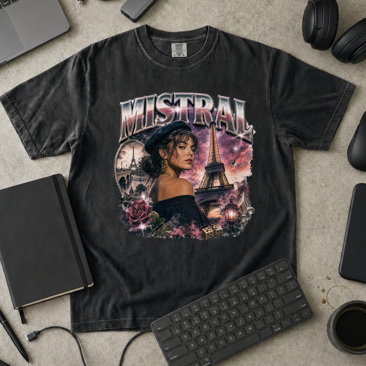 Nerd Collection Artwork 022 Premium Shirt - Black mockup