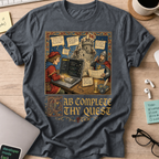 Tab Complete Thy Quest Shirt — Dark Heather
