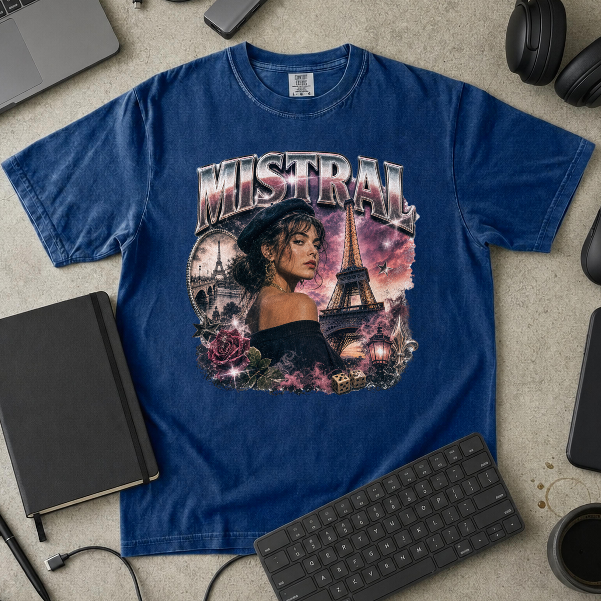 Nerd Collection Artwork 022 Premium Shirt - True Navy mockup