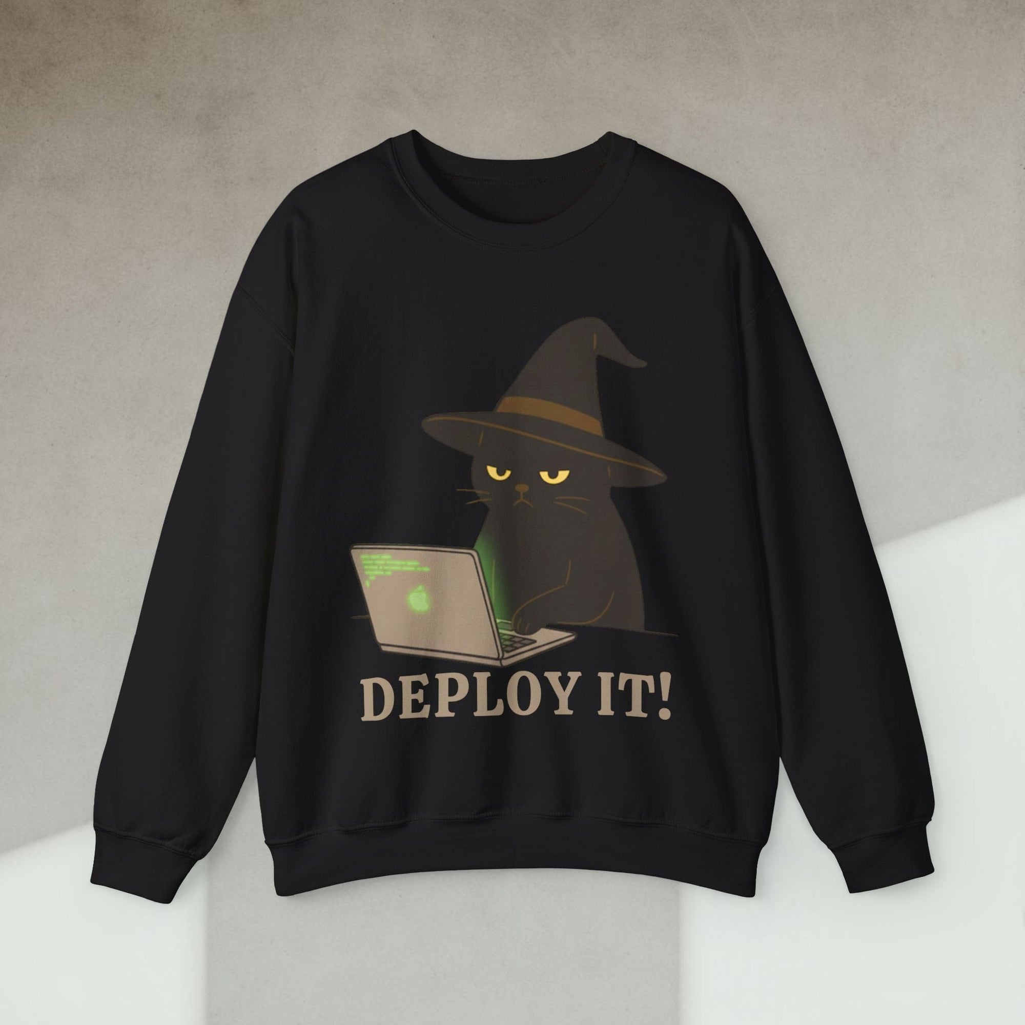 deploy it cat sweatshirt