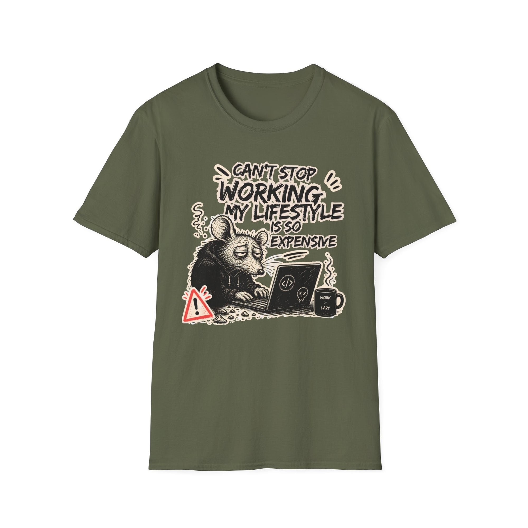 Can't Stop Working Punk Rat Shirt
