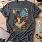 The Oracle Read All Scrolls Shirt — Dark Heather