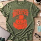 README Before Breakfast Shirt — Military Green