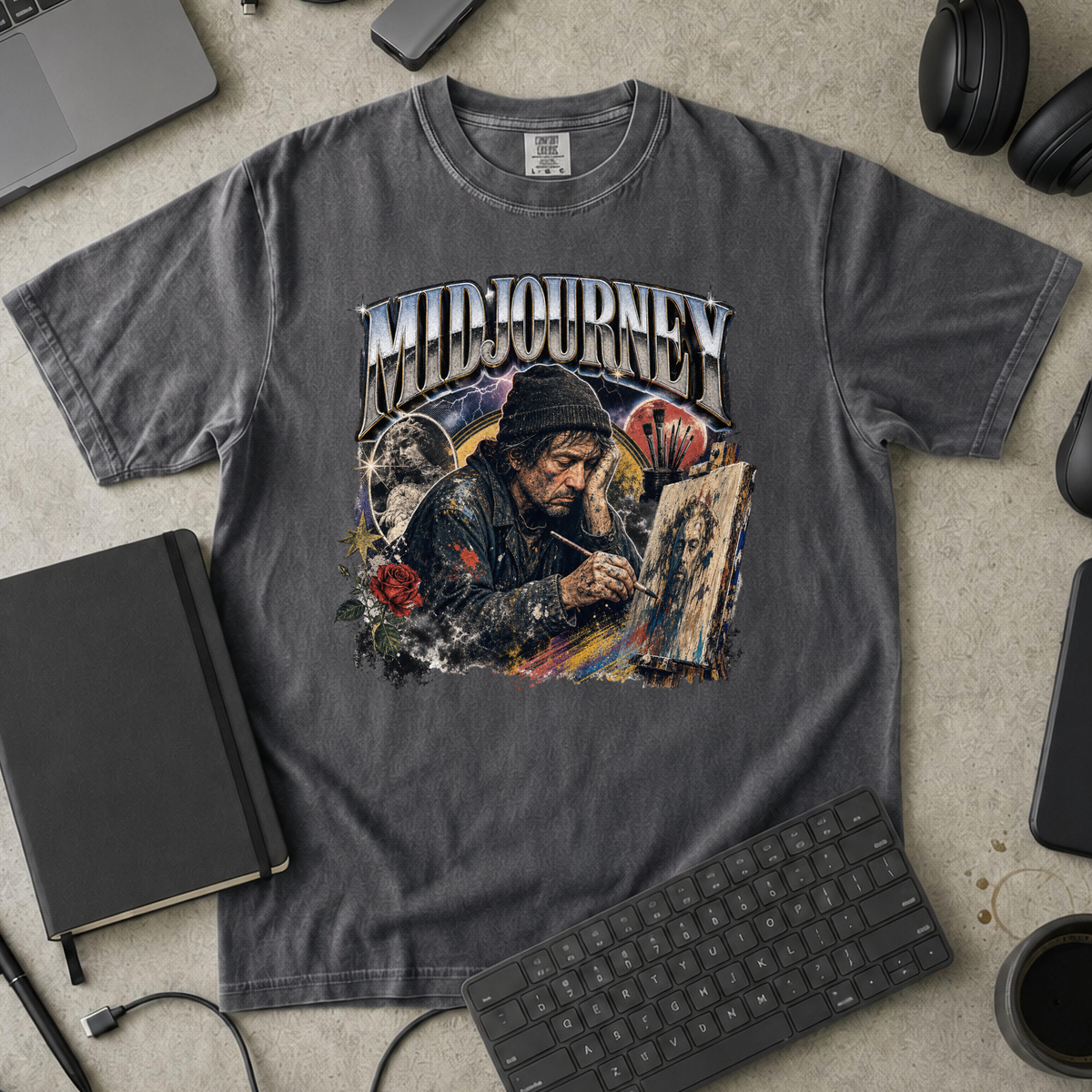Nerd Collection Artwork 023 Premium Shirt - Pepper mockup