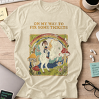 On My Way To Fix Some Tickets Shirt - Natural