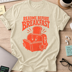 README Before Breakfast Shirt — Natural