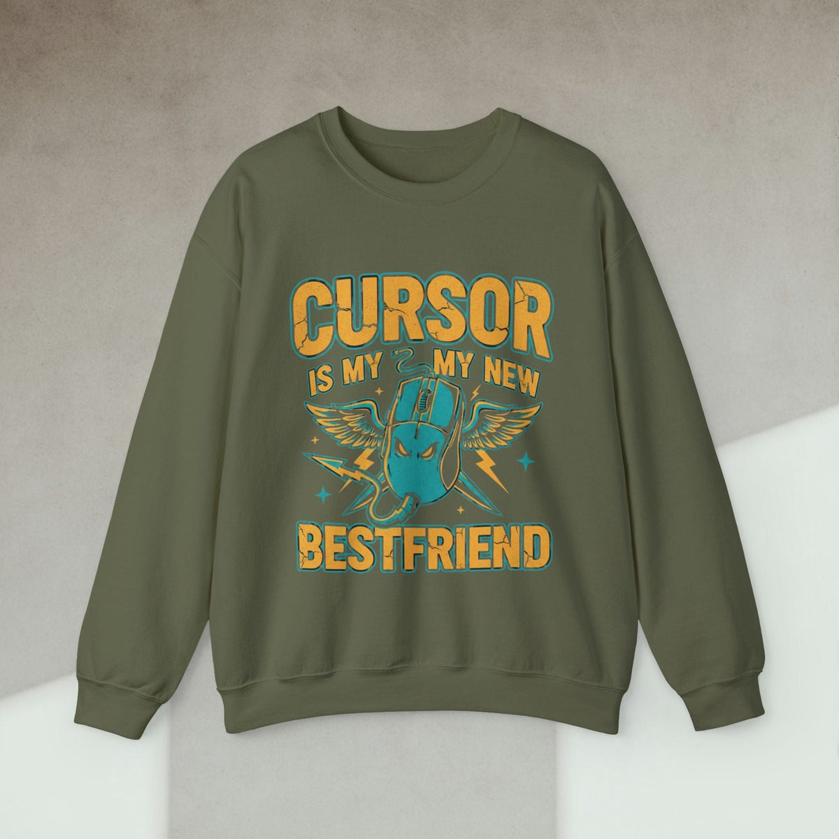 Code Culture cursor is my new bestfriend sweatshirt funny programmer Sweatshirt in S — Code Culture developer clothing