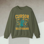 Code Culture cursor is my new bestfriend sweatshirt funny programmer Sweatshirt in S — Code Culture developer clothing