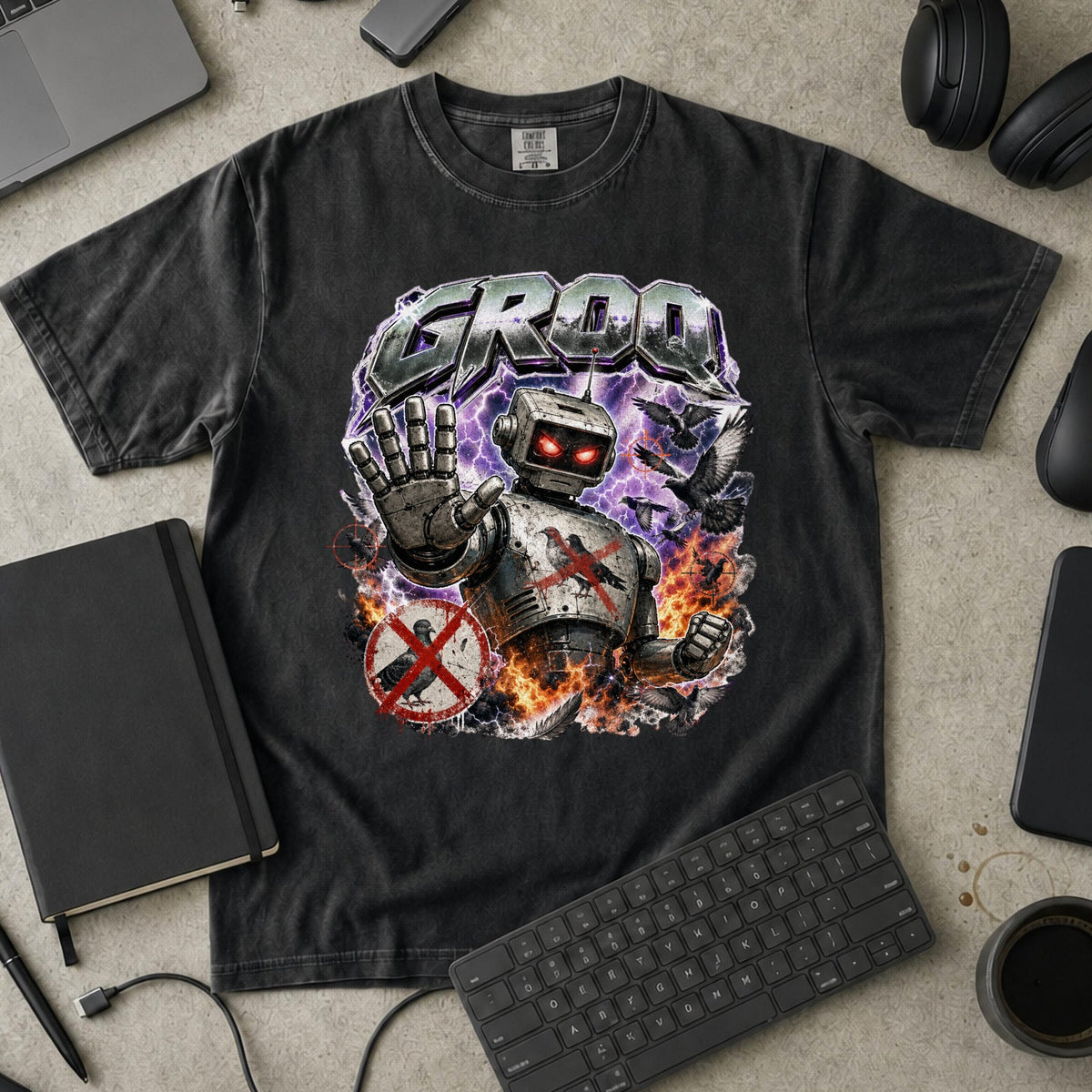 Nerd Collection Artwork 024 Premium Shirt - Black mockup