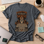 Everything Is Staged for Sacrifice: Terminal Altar Shirt — Dark Heather