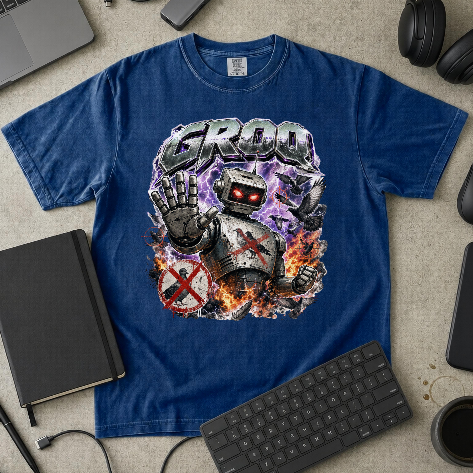 Nerd Collection Artwork 024 Premium Shirt - True Navy mockup