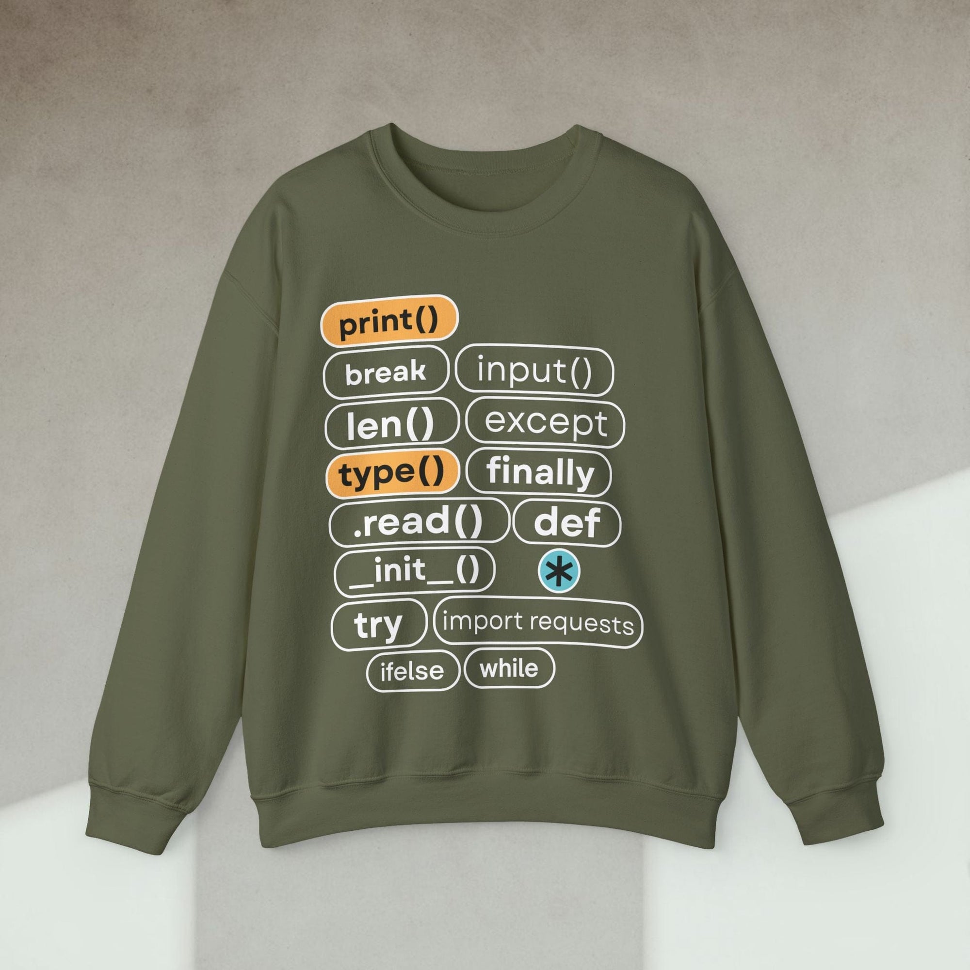 print break input sweatshirt