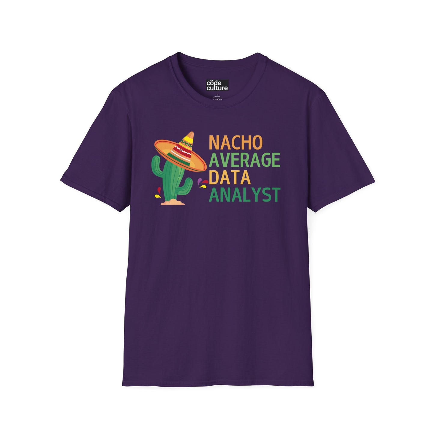 nacho average data analyst shirt